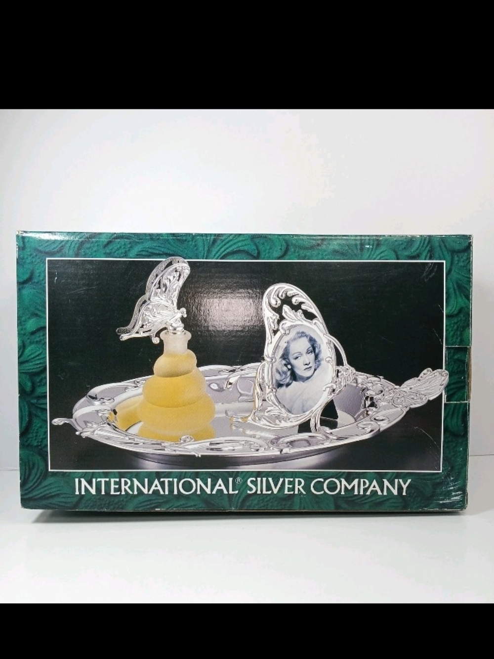 Silver Plated Vanity Tray with Accessories - International Silver Co.